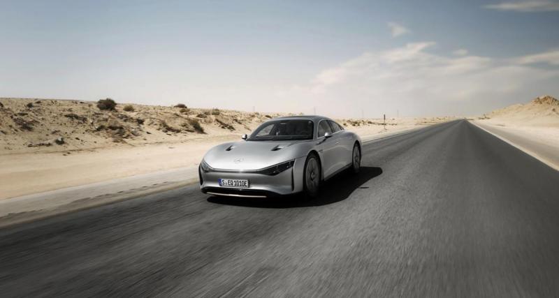  - Mercedes parcourt plus de 1000 km en EQXX, cette fois dans le désert