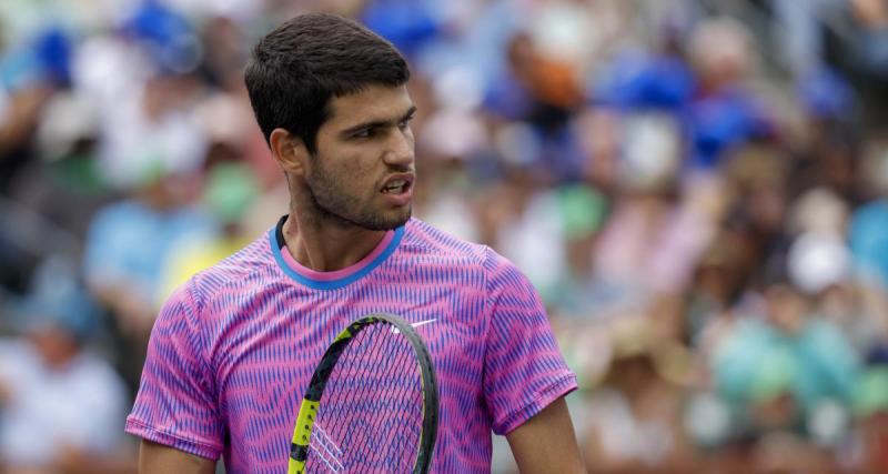  - Indian Wells : le point sensationnel d'Alcaraz en finale face à Medvedev, le public en feu 