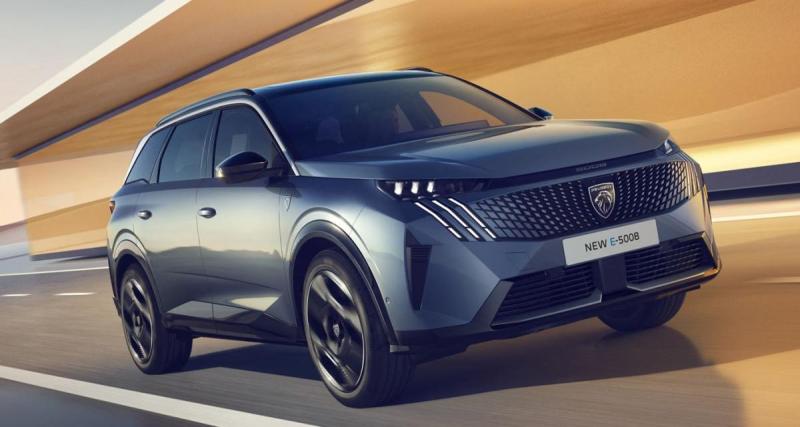  - Nouveau Peugeot E-5008 : 660 km et 7 places
