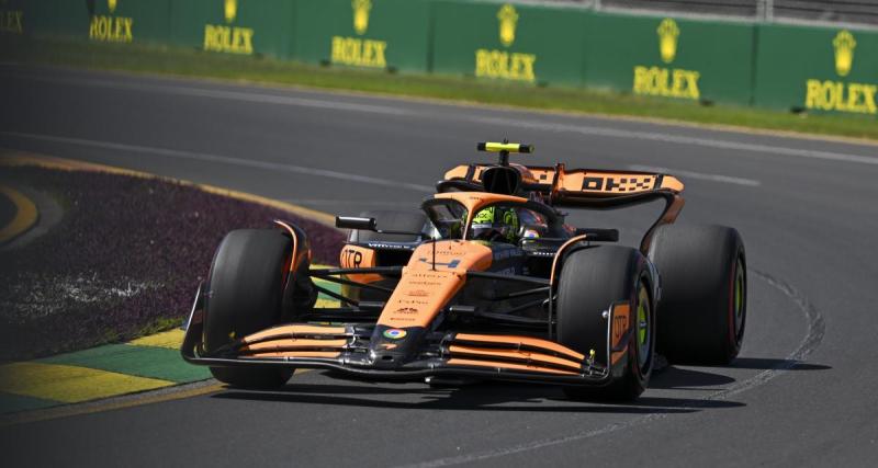  - Grand Prix d’Australie : Norris domine les essais libres, Albon finit dans le mur