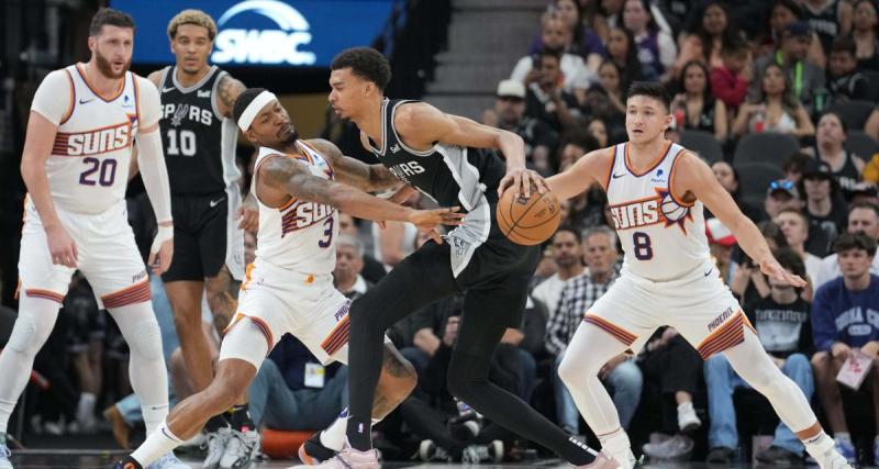  - NBA : les Spurs surclassés par Phoenix, Wembanyama dans le dur 