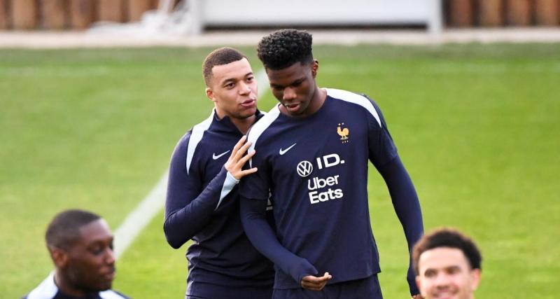  - Equipe de France : la petite gaffe de Tchouaméni sur Mbappé