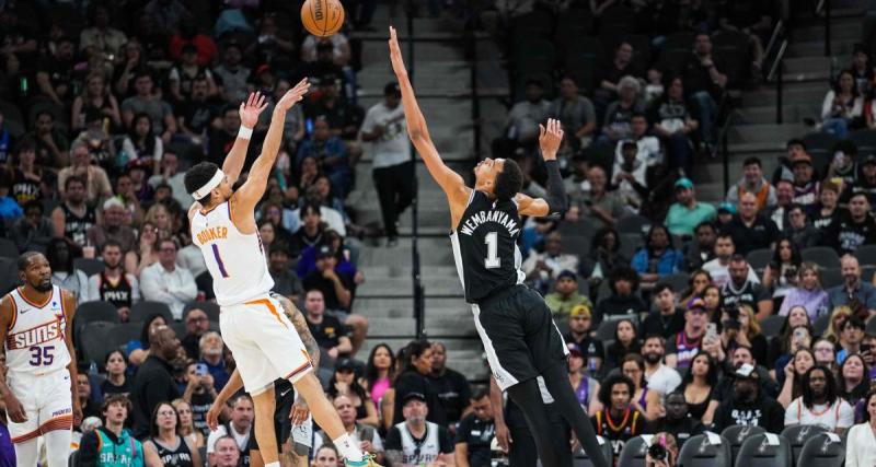  - San Antonio : « On dirait un vétéran expérimenté », Booker impressionné par l’attitude de Wembanyama