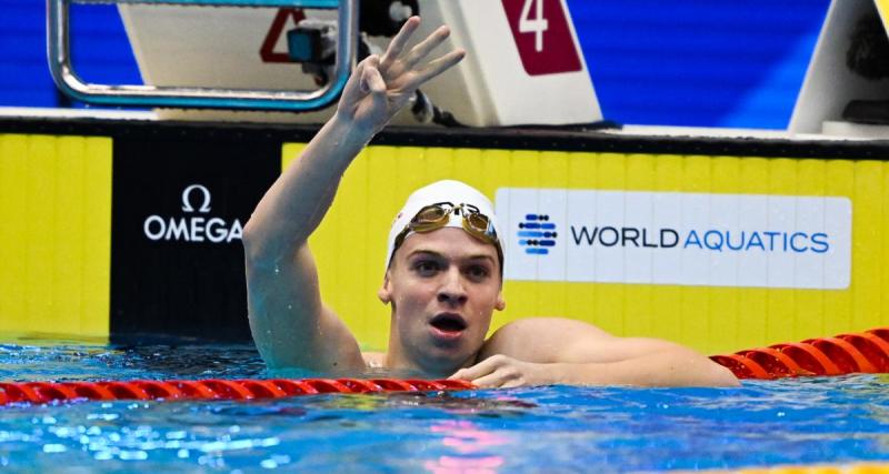  - Natation : coup d'éclat pour Léon Marchand avec un record brisé aux finales NCAA 