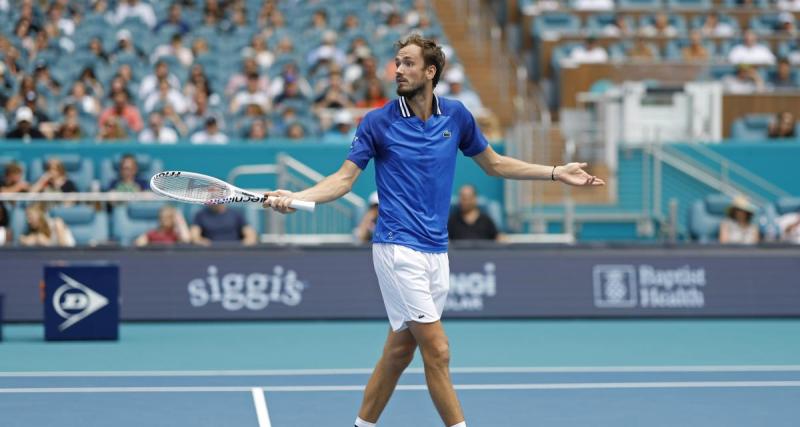  - Masters 1000 de Miami : Medvedev écœuré après sa défaite cinglante face à Sinner