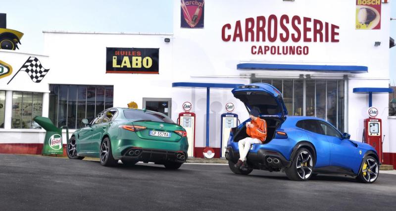  - Ferrari Purosangue x Alfa Romeo Giulia Quadrifoglio : une Ferrari peut en cacher une autre
