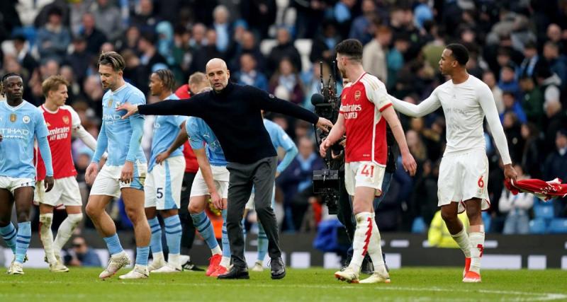  - Manchester City - Arsenal : le recadrage musclé de Guardiola sur Grealish au coup de sifflet final