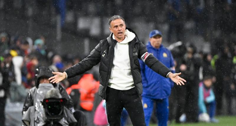  - OM – PSG : la réponse classe de Luis Enrique sur l'expulsion de Beraldo