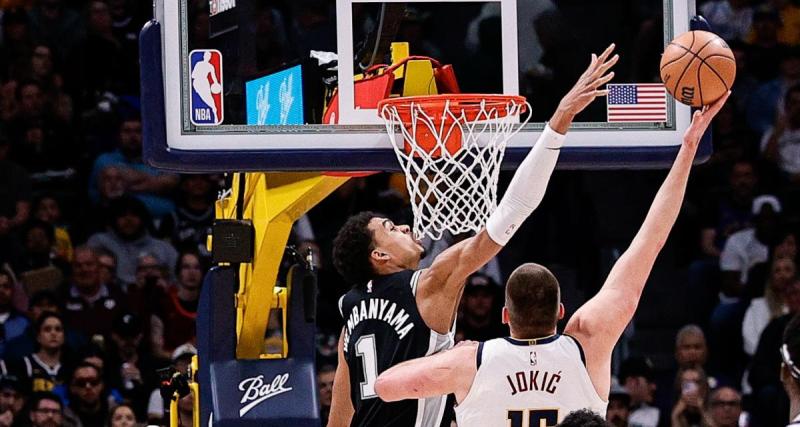  - San Antonio : l’action totalement dingue de Wembanyama face à Jokic (vidéo)