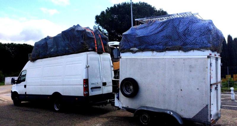  - Cet automobiliste abuse sur le surpoids de sa remorque, les gendarmes lui dressent une belle amende