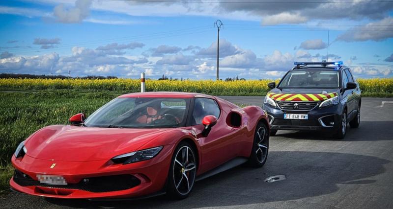  - Pris par le radar à 168 km/h au lieu de 80, le chauffard peut dire adieu à la Ferrari qu’on lui a prêté