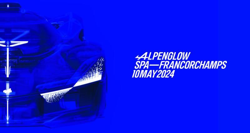  - L'Alpine Alpenglow roulera à Spa le 10 mai 2024