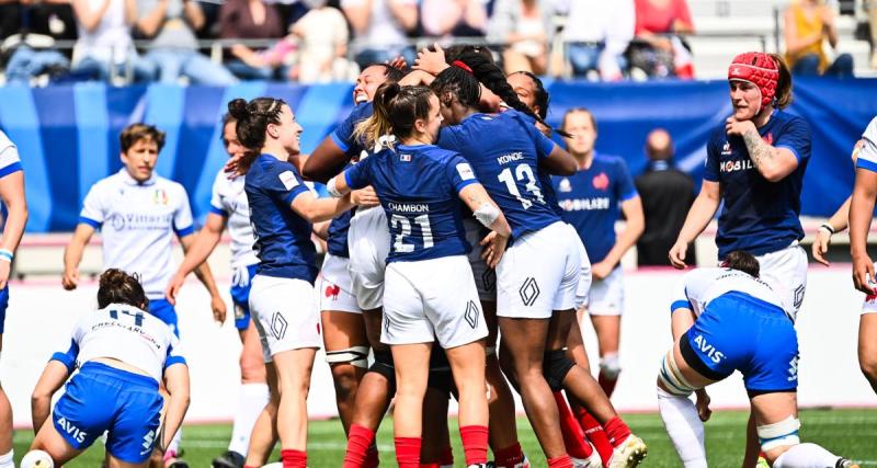  - XV de France (F) : les Bleues s'imposent sans trembler face à l'Italie et continuent leur sans-faute