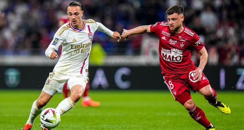  - L'OL surprend Brest à la pause !
