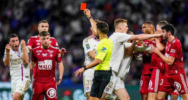  - Ligue 1 : après leur accrochage lors d’OL-Brest, Tagliafico et Lees-Melou pas épargnés par la commission de discipline