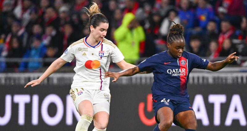  - Le PSG (F) mène face à l'OL (F) à la pause
