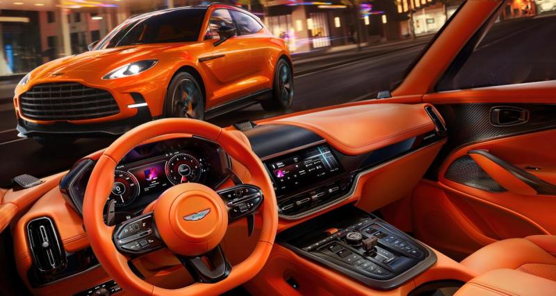  - Le nouvel Aston Martin DBX707 (2024) met particulièrement la gomme dans son habitacle