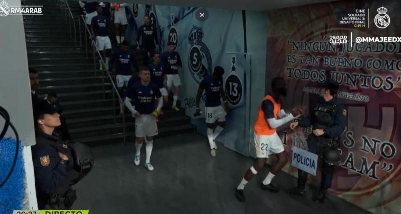  - Real Madrid – Barça : le craquage hilarant de Rudiger sur un policier