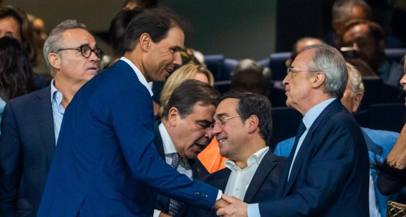  - Real Madrid - Barça : quand Rafael Nadal exulte dans la tribune de Bernabeu