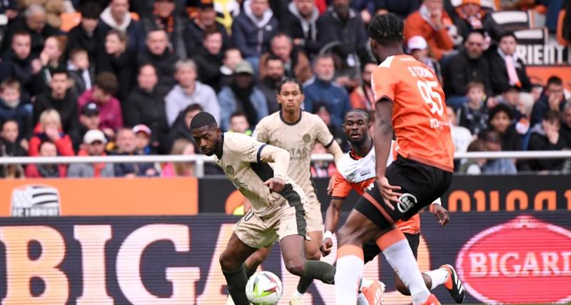  - À la pause, le PSG mène tranquillement face à Lorient 