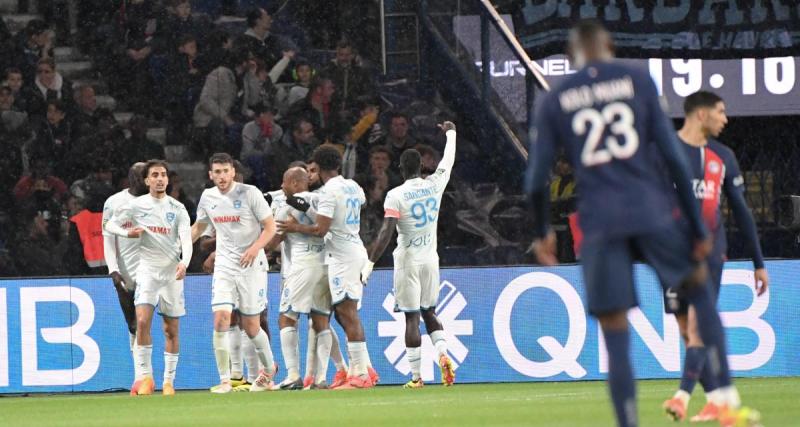  - À la pause, Le Havre gâche la fête au Parc des Princes