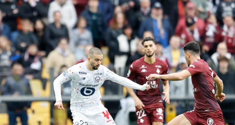  - Lille mène à la pause face à Metz