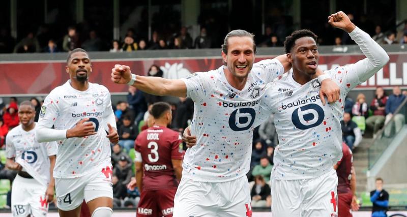  - Lille s'impose à Metz et monte provisoirement sur le podium !