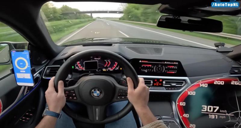  - VIDEO - À 307 km/h, cette BMW M440i modifiée profite d’une autoroute allemande complètement déserte