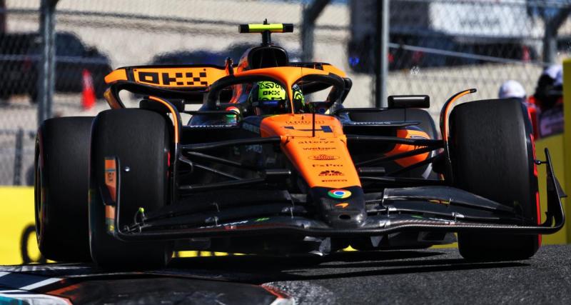  - Grosse erreur de la safety car qui oublie Norris, il prend la tête de la course à Miami !