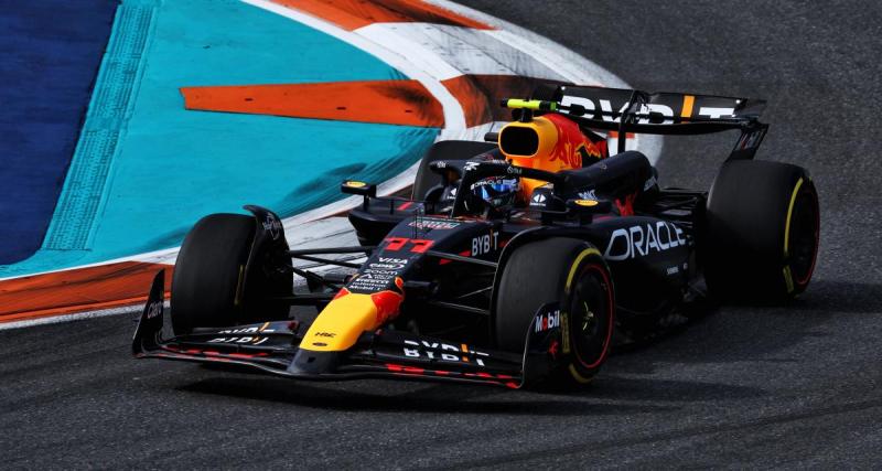  - Vidéo - Perez à deux doigts de percuter Verstappen au GP de Miami !