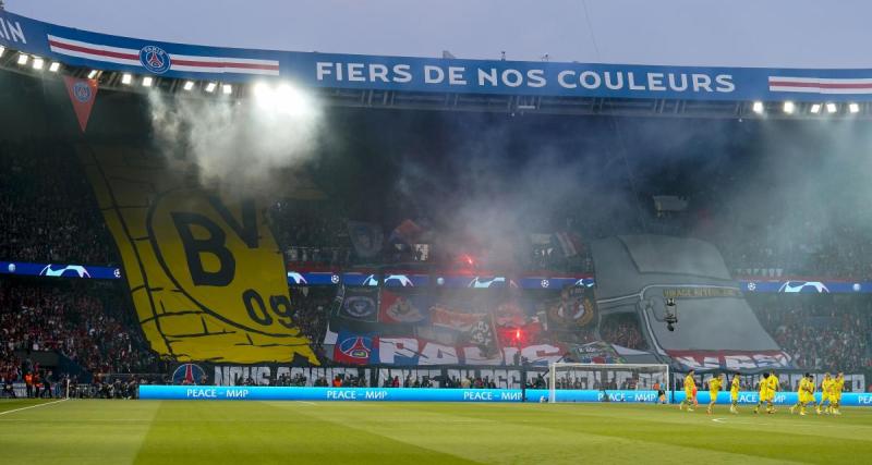  - PSG : le tifo du Parc des Princes pour la réception de Dortmund