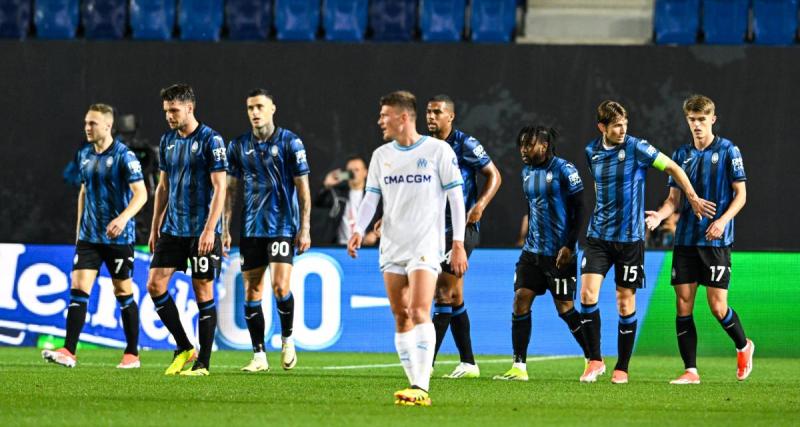  - Dominé, l'OM est logiquement mené à la pause par l'Atalanta !