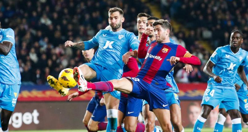  - Le Barça mène à la pause face à la lanterne rouge
