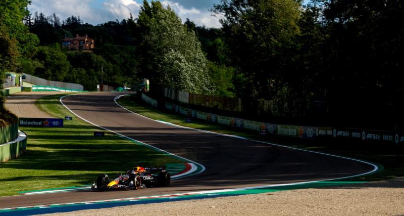  - Vidéo - Max Verstappen et Lando Norris restent devant Ferrari, le départ de la course du Grand Prix d’Émilie-Romagne