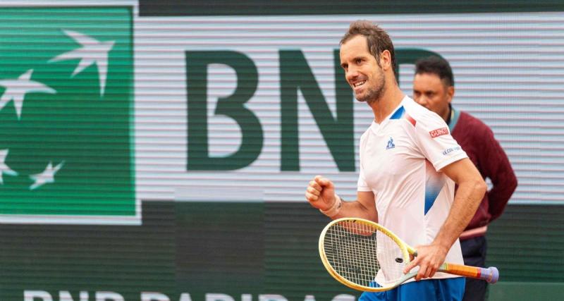  - Roland-Garros : la grande joie de Richard Gasquet après sa superbe victoire, il remercie énormément les supporters