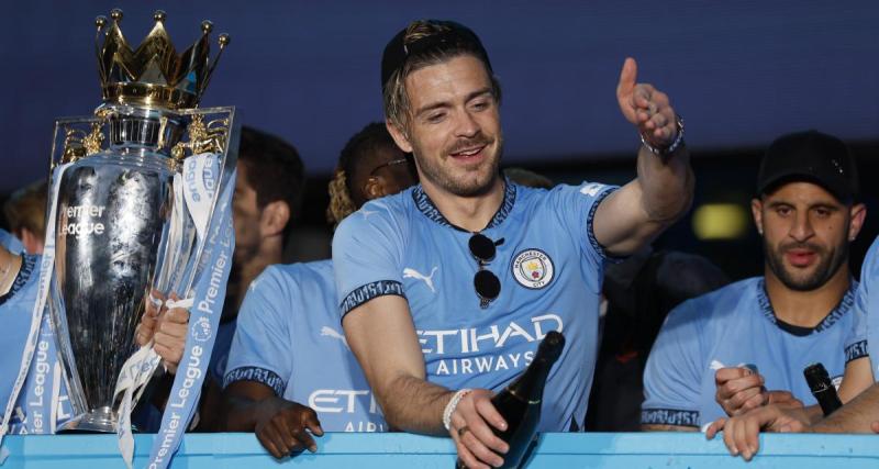  - Manchester City : la frayeur amusante de Grealish durant les célébrations du titre