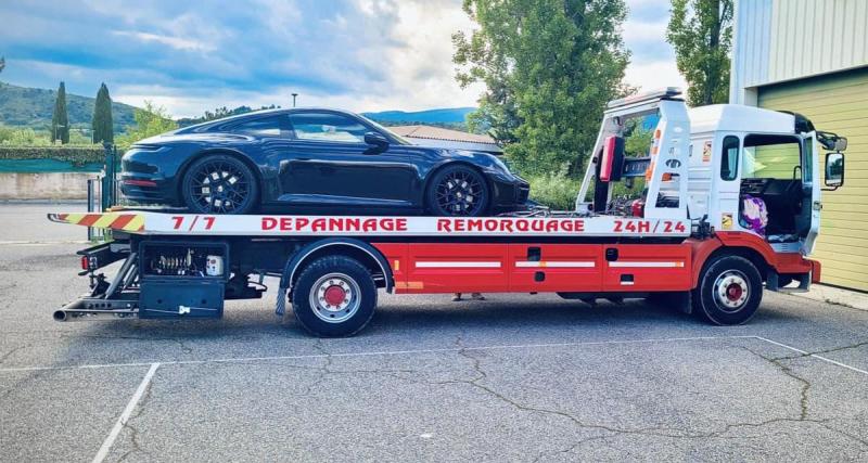  - L’excès de vitesse de cet automobiliste lui coûte 750€, la Porsche qu’il conduisait l’attend à la fourrière