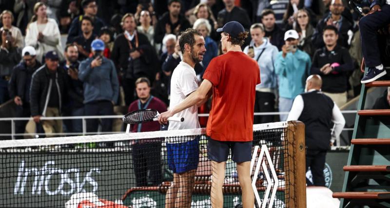  - Roland-Garros : Sinner salue le public français, critiqué depuis le début du tournoi, et rend hommage à Gasquet