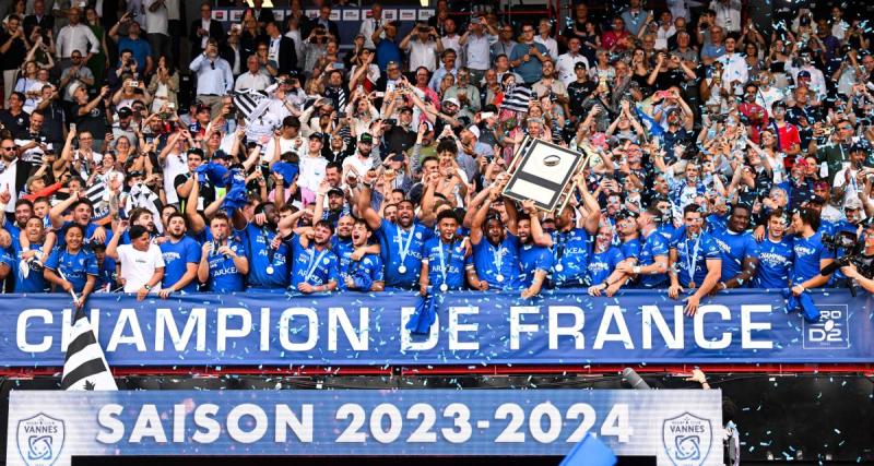  - Top 14 : la joie énorme du RC Vannes après la montée historique en Top 14