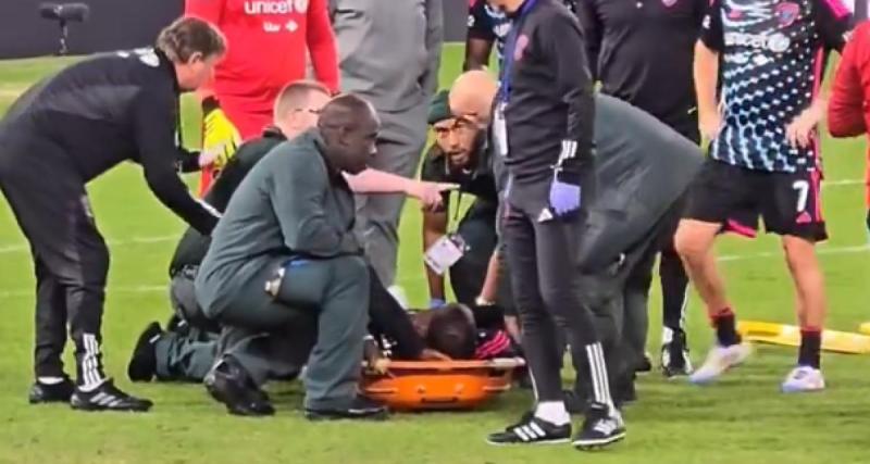  - La blessure affreuse d'Usain Bolt dans un match de charité