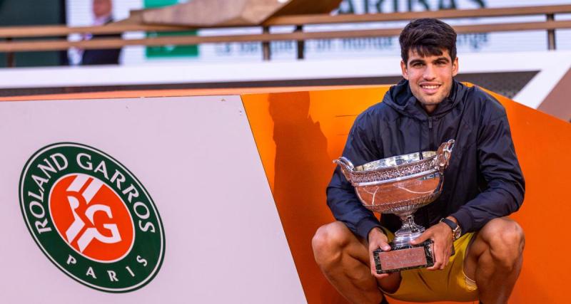  - Roland-Garros : le geste fou d'Alcaraz pour fêter son premier sacre à Paris !