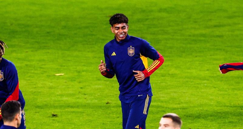  - Barça, Espagne : la démonstration technique folle de Yamal à l'entraînement
