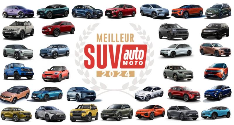  - Votez pour l’élection du SUV de l’année 2024 avec Auto Moto !