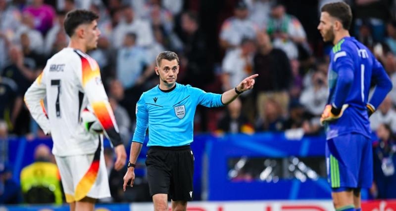  - Euro 2024 : Stéphane Lannoy juge la "très bonne" performance de Clément Turpin