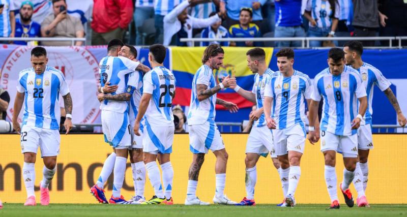  - La grosse ambiance dans le vestiaire de l'Argentine avant la Copa America