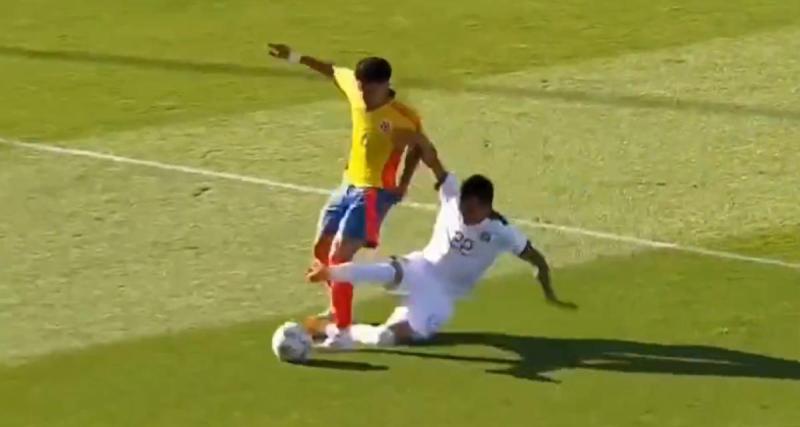  - Le tacle affreux subi par Luis Diaz avec la Colombie