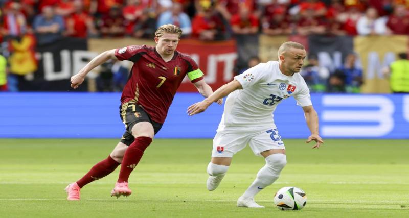  - Énorme surprise, la Belgique menée par la Slovaquie à la pause