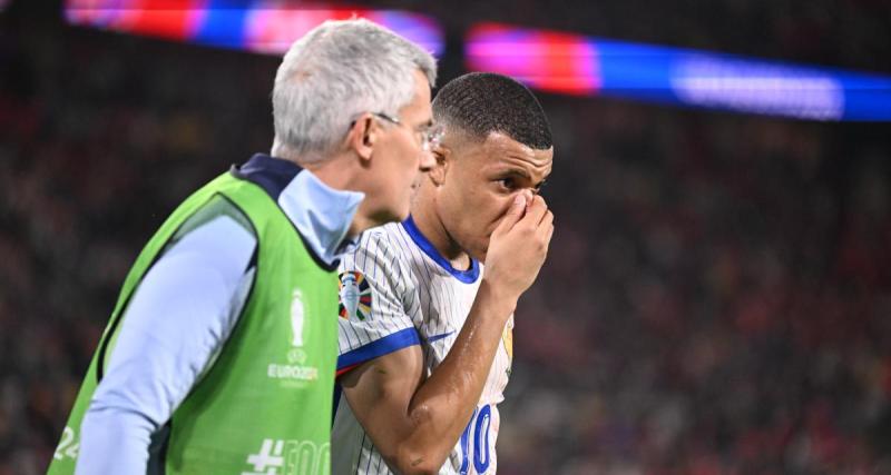  - Autriche - France : l'image terrifiante du nez cassé de Mbappé