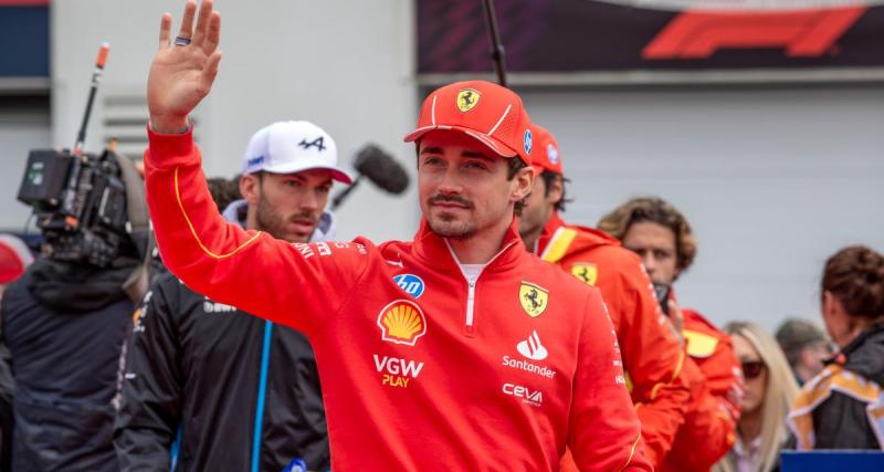  - Charles Leclerc porte la flamme olympique dans son pays