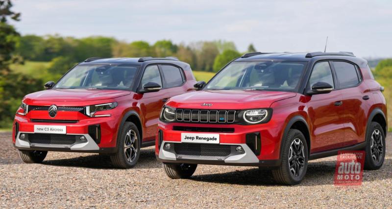  - Le futur Jeep Renegade basé sur le nouveau Citroën C3 Aircross ?